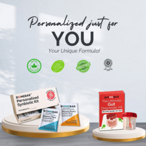 Personalized Synbiotic Kit and Gut Diagnostic Test by BioMeBar – Natural, Vegan, NABL Certified Gut Health Program