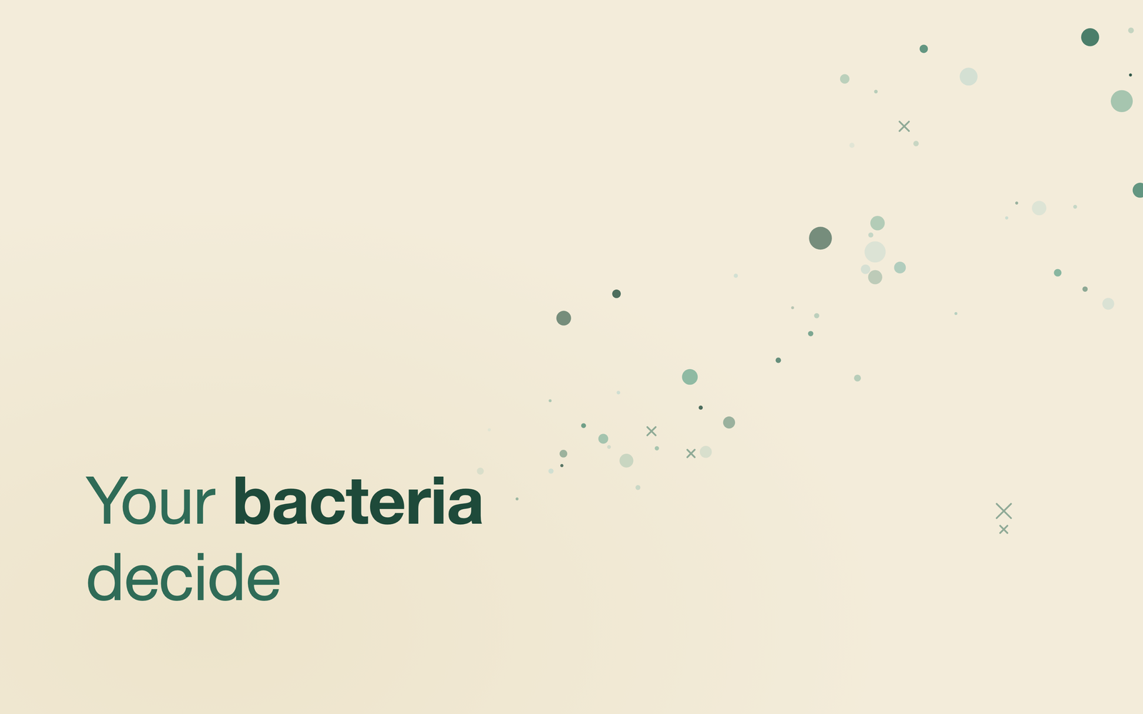 Your bacteria decide what happens to your food