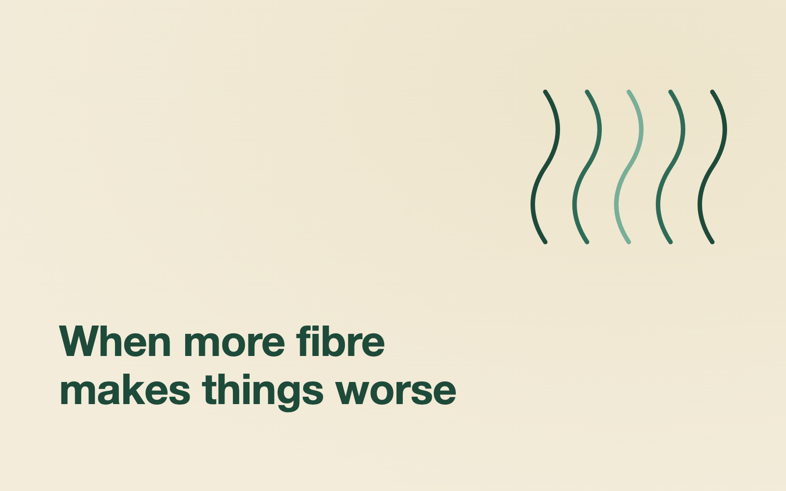 Not all fibre is the same