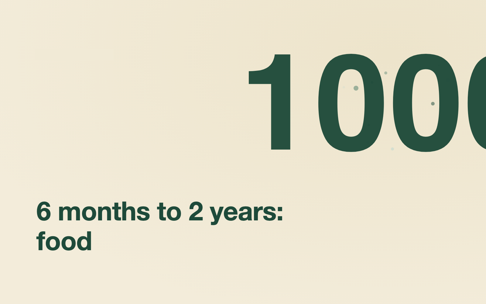 Birth to six months: the colonisation window