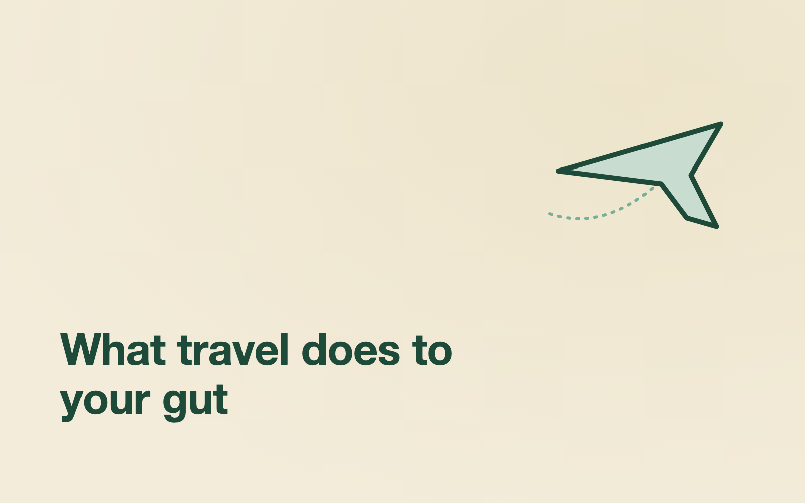 Travel Gut: How to Protect Your Microbiome When You're on the Move