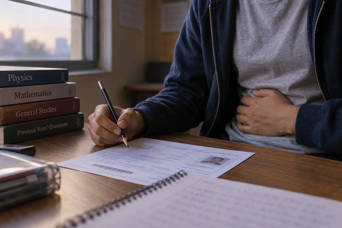The Indian angle: 'pet kharab' and the churn before the exam